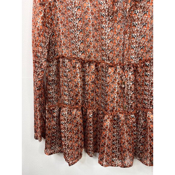 Molly Bracken XS Floral Boho Peasant Blouse Fall Cottagecore Top - Picture 4 of 14